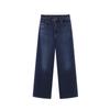 Jingdong Jingzao Women's High-Stretch Casual Denim Trousers