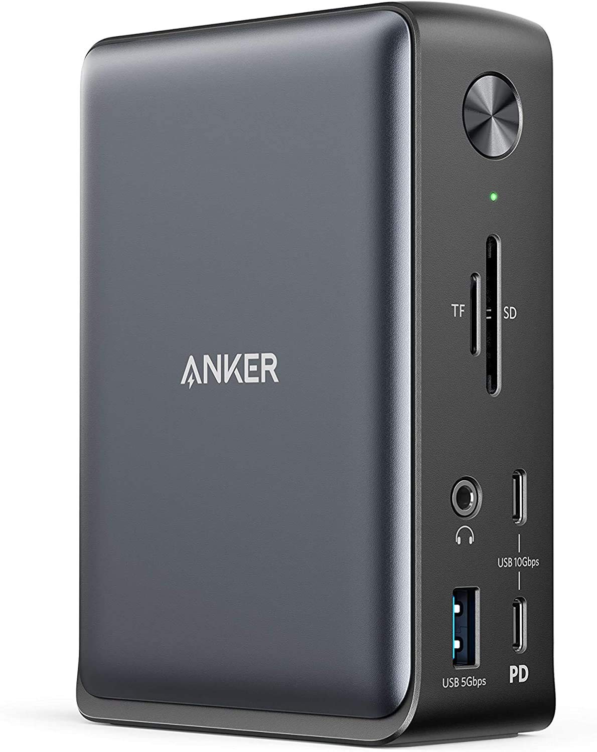 

Док-станция Anker PowerExpand 13-в-1 USB-C, выход 85 Вт, порт 4K HDMI, порт Ethernet 1 Гбит/с, аудиоразъем 3,5 мм, порты USB-A, USB-C, слоты для карт microSD и SD
