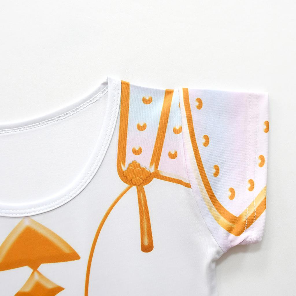 Kids Girls Casual Cute Cartoon Print Vest Sleeveless Dress Dance Cosplay Wear