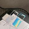 Flowing Sand Silver Case for Samsung Galaxy Z Flip 6: Girly Protective Cover for Gen 3/4/5 Foldable Screens
