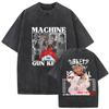 MGK Lost Americana Tour 20252026 Vintage Gewaschenes T-Shirt Herren Damen Sommer Mode Baumwolle Kurzarm T-Shirt Fans Geschenk Kleidung