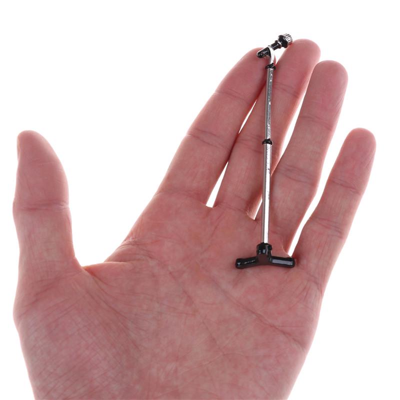 Cute Mini Metal Microphone Model 1:12 Doll House Dollhouse Miniature Furniture Accessories