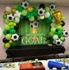 Football Trophy Aluminum Film Balloon Green Arch Set Boy Baby Birthday Party Decoration Decoration