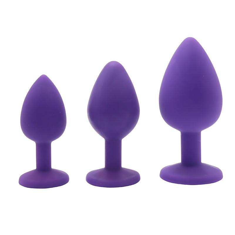 Soft Rubber Silicone Butt Plug Back Court Sex Toys Sex Tools Chrysanthemum Masturbation Long-Term Outing Wear Adult Toys Female