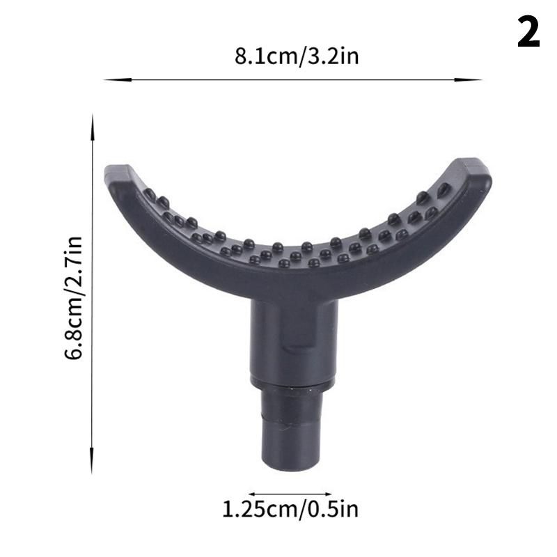 12.5-13mm Massage Gun Attachment - ABS & Silicone Replacement Head for Muscle Recovery, Deep Tissue Therapy & Home Gym Us