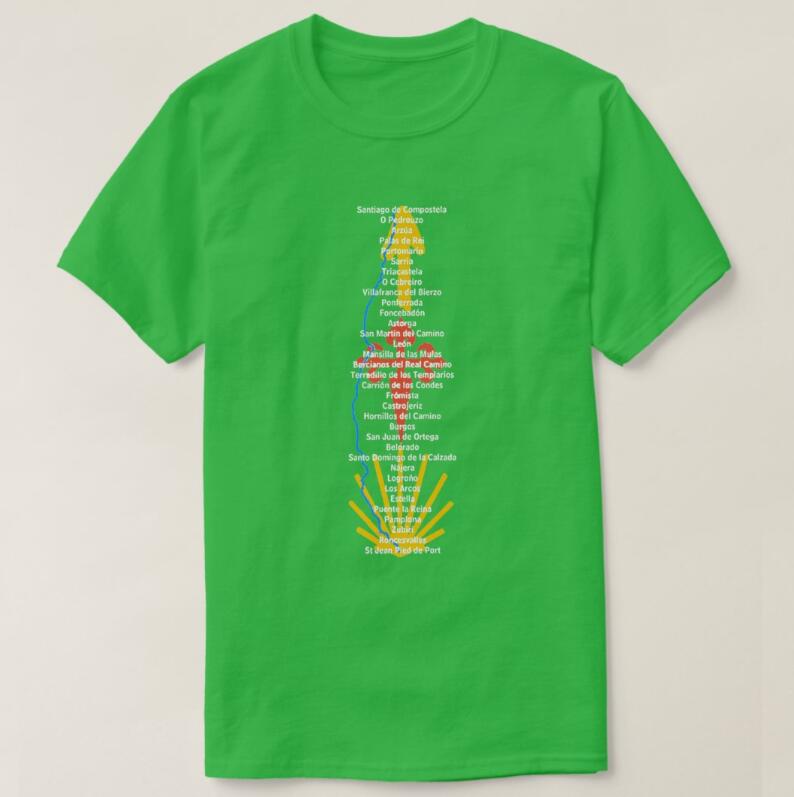 

Camino De Santiago Men T-Shirt Short Sleeve Casual 100% Cotton T Shirts S