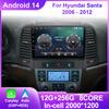 Android 14 Carplay Auto For Hyundai Santa Fe 2 2006 2007 2008 2009 2010 2011 2012 Car Radio Multimedia Player Stereo 4G WIFI BT