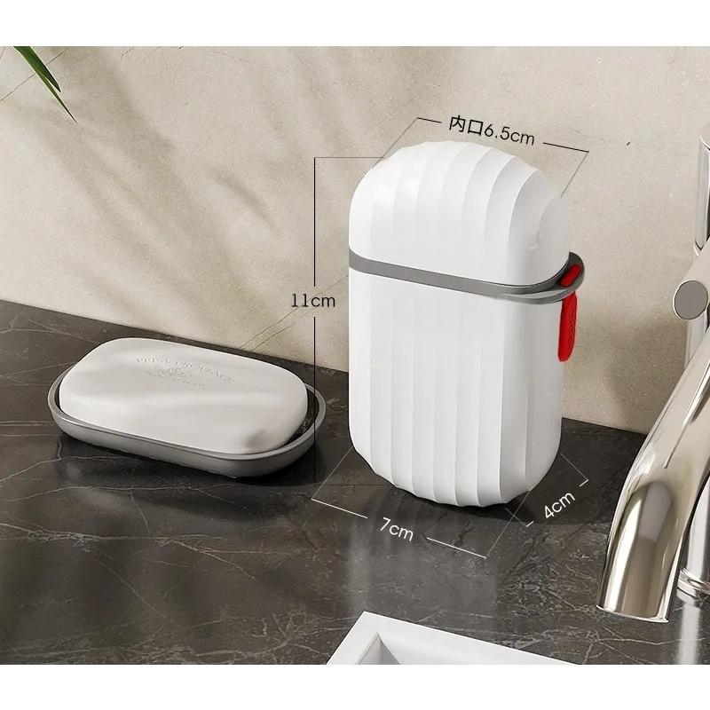 Soap Case Leakproof Travel with Drain Tray – for Shower, Gym, Camping & Travel