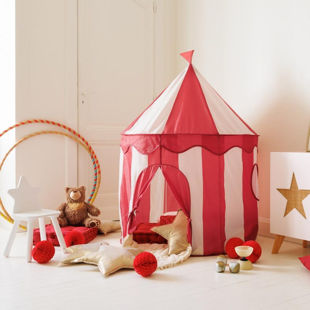 Circus Children's Play Tent Red/White