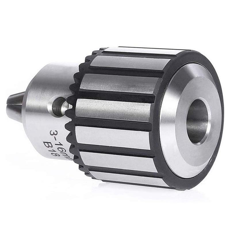 AB34-B18 High Precision Industrial Drill Chuck Bench Drill Heavy Duty Chuck Drill Head Wrench Drill Chuck 3-16Mm