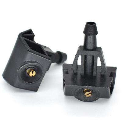 2Pcs 4-Way Wiper Nozzle Water Spout Outlet Washer Nozzle Adjustment Windshield Washer Sprayer Sprinkler Universal Car Accessory