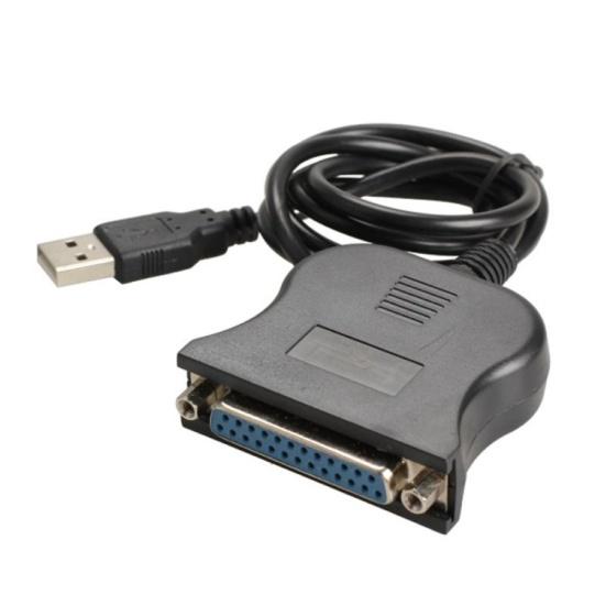 USB Male to DB25 Female Port Printer Parallel Converter Cable 25Pin Adapter Cord