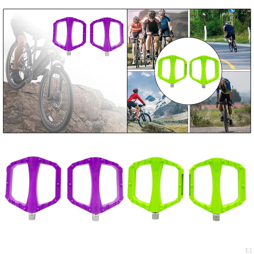 2 Mountain Bike Pedals, Platforms, Cycling Parts, Aluminum Alloy