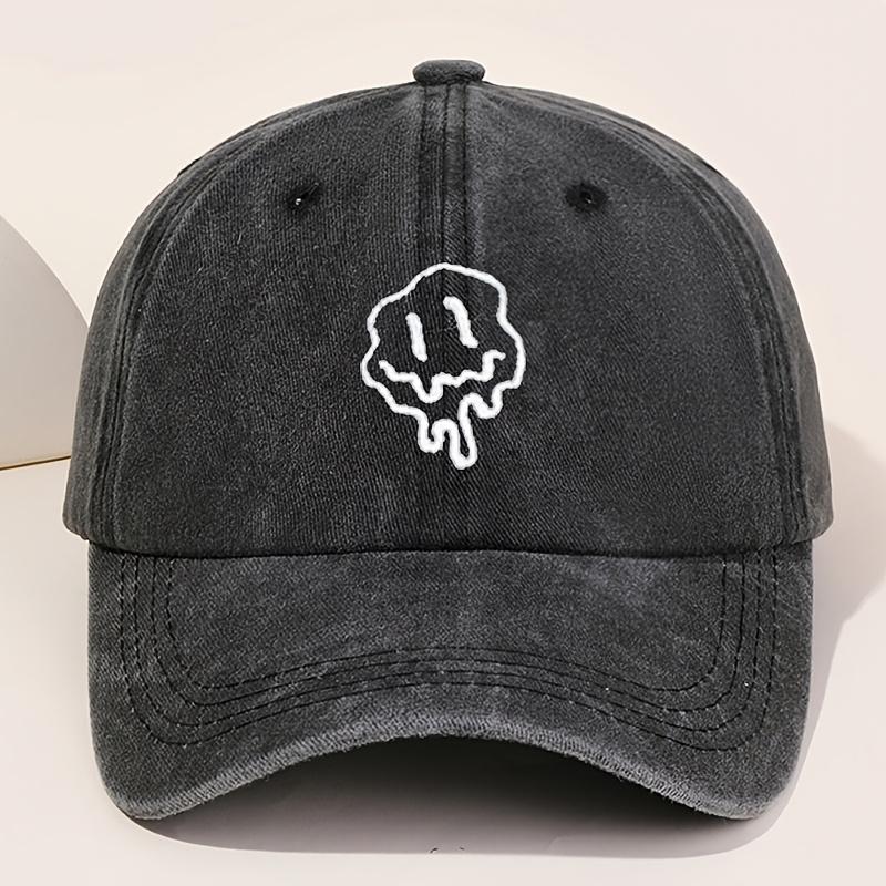 Fashionable Retro Outdoor Hat for Men and Women, Versatile Peaked Cap чёрный