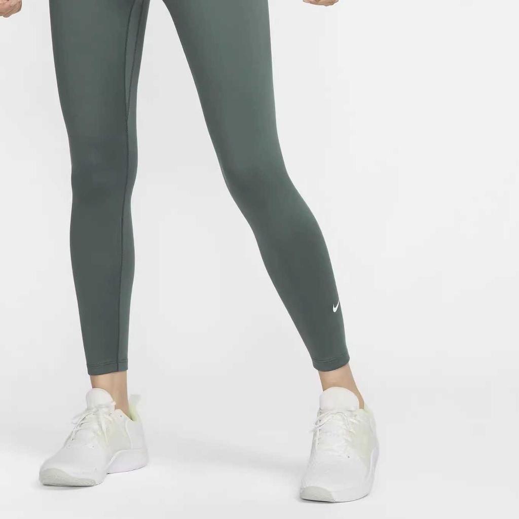Nike Therma-FIT One Casual Comfortable Moisture-Wicking Sports Long Pants Women Bottoms Green White FB8613338
