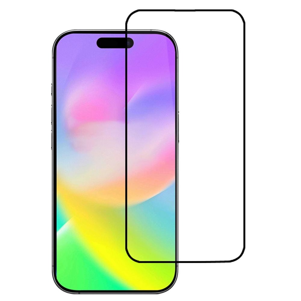 For iPhone 17 Pro Max Screen Protector High Aluminum-Silicon Glass 2.5D Silk Printing Film