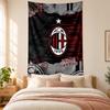 AC Milan Tapestry Highquality for Decorating Living Room Bedroom Dorm Walls Ideal As Bedroom Wallart Orholiday Gift