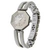 CENTURY Time gem Watches 1P diamond White shellDial Stainless Steel Quartz Analog display Women Used