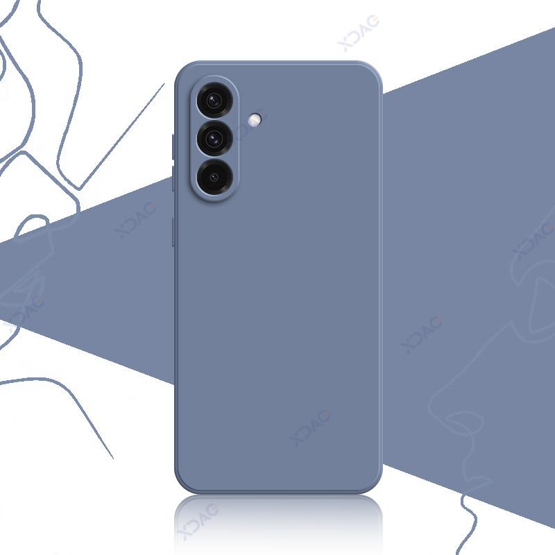 Mobile Phone Case for Samsung Galaxy A36 SamsungA36 5G 360 Soft Luxury Square Liquid Silicone Back Cover Waterproof Bag