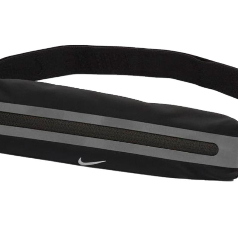 

Nike 1 л Сумка для бега Уличная сумка Нейлон Черный Серебристый Унисекс Повседневная CV1116-082