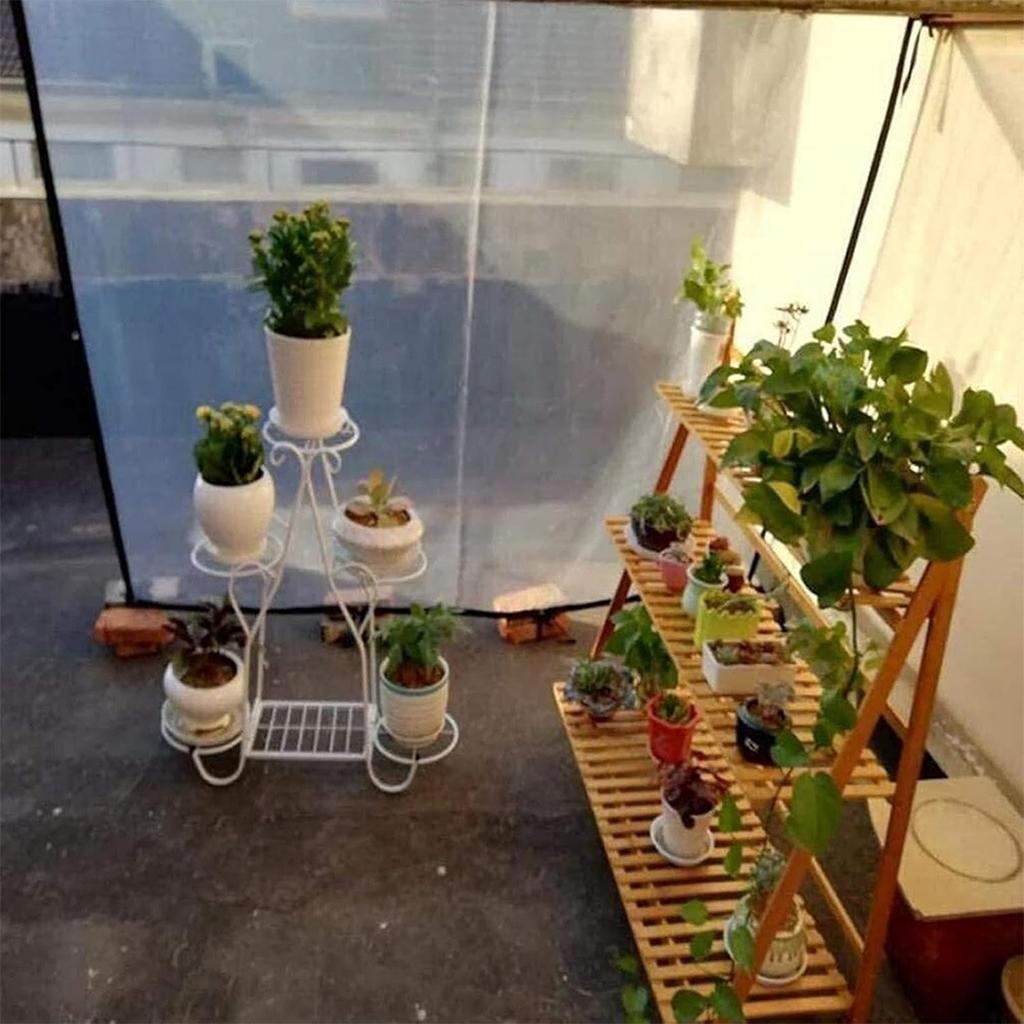PE Film Transparent Rainproof Cloth Balcony Garden  Plastic  Plants Shelter Maintain Temperature Shade 