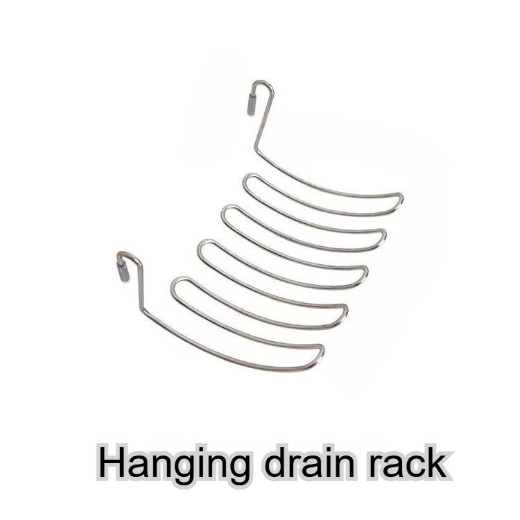 Wall-Mounted Stainless Steel Soap Dish with Sink Caddy and Dish Sponge Drainer,Dish Storage,Hanging Drain Rack,kitchen organizer
