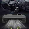 12V Truck Air Conditioning Evaporator, ABS Black Manual Control AC Evaporator, 3 Speed Air Flow Replacement for Car A/C System