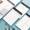 Minimalist Sticky Note Pad - Tearable Schedule Book for Office, Student, or Time Management Plans