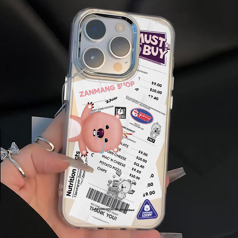 Korea Cartoon L-Loopys New Phone Case For IPhone 17 16e 16 15 14 13 12 11 Mini Pro Max X XR 8 7 Air Plus Transparent Soft Cover