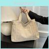 Elegant And Spacious Womens Tote Bag For Daily Use With Canvas Material And Stylish Urban Design
