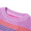 Pull-over rayé tricoté pour enfants lilas et rose 92/104/116/128/140
