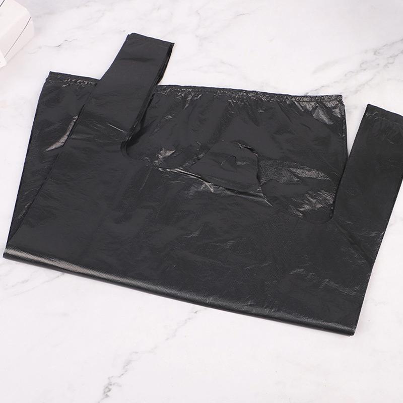 80 Pezzi Sacchetto di Plastica Ispessito a Forma di Gilet Sacchetto Contenitore Sacchetto per Imballaggio da Asporto Shopping