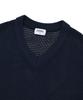Covernat Crochet Knit Vest Navy