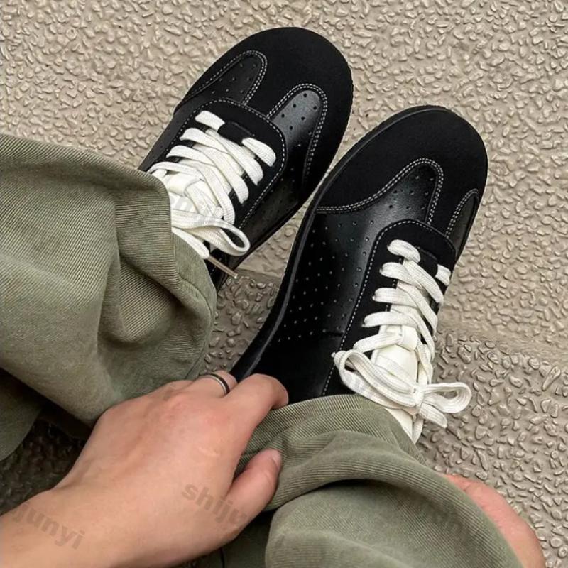 Men's Casual Shoes 2026 Spring Autumn New Mesh Breathable Outdoor Sports Shoes Fashion Cross Tied Lightweight Comfortable Flats