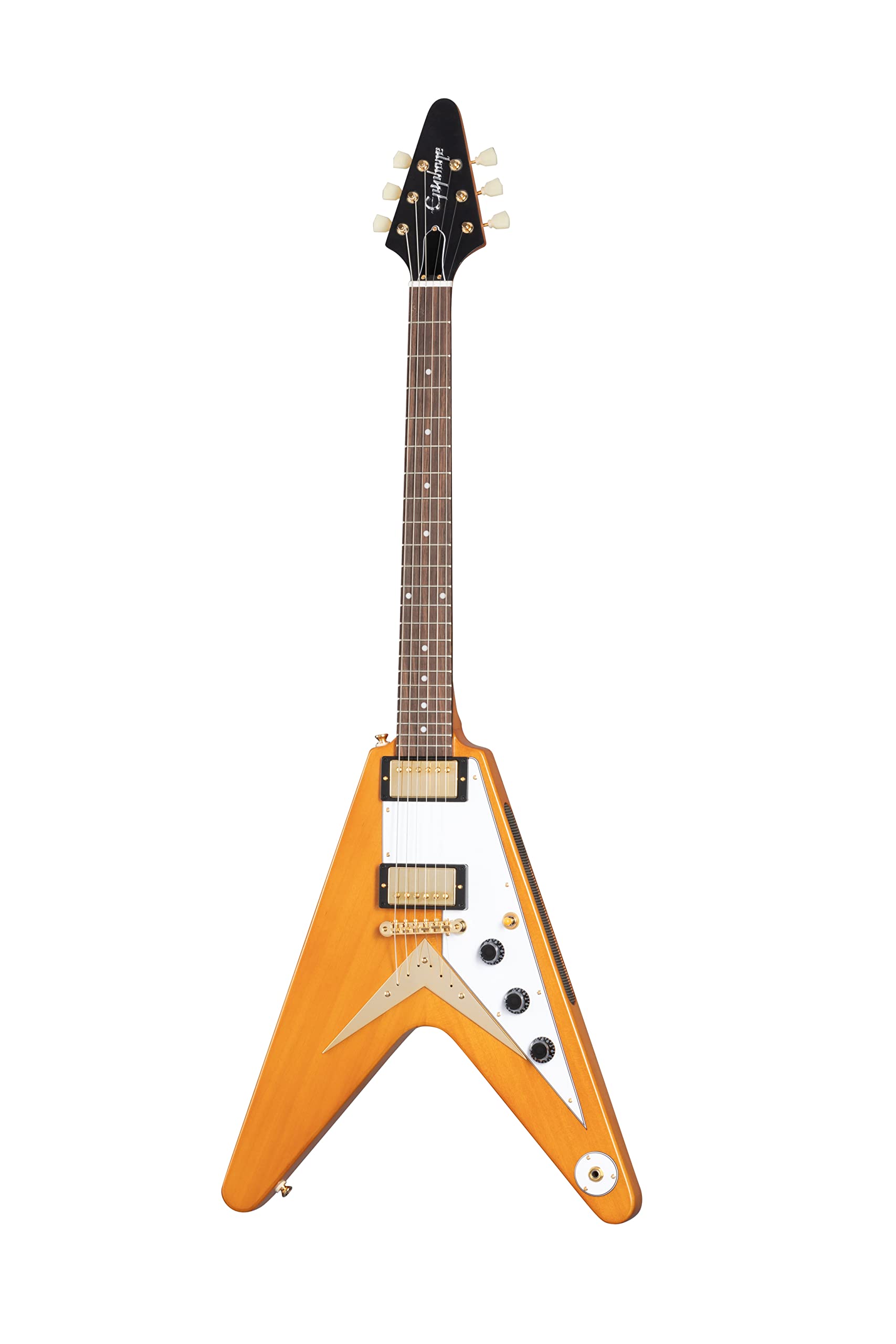 

Epiphone Korina Flying V Aged Natural Electric Guitar Epiphone