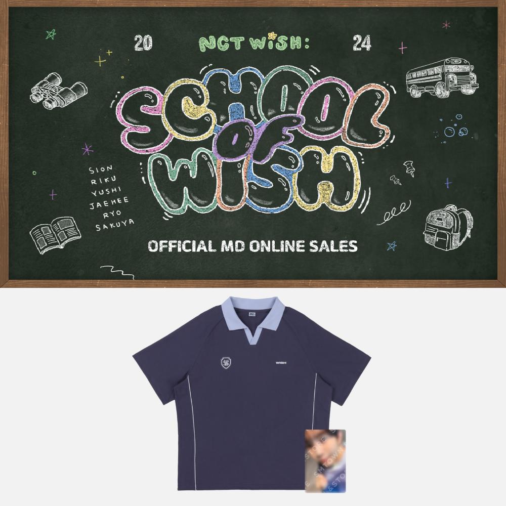

Предзаказ 2024 NCT WISH Fan Meeting Набор футболок SCHOOL of WISH Uniform