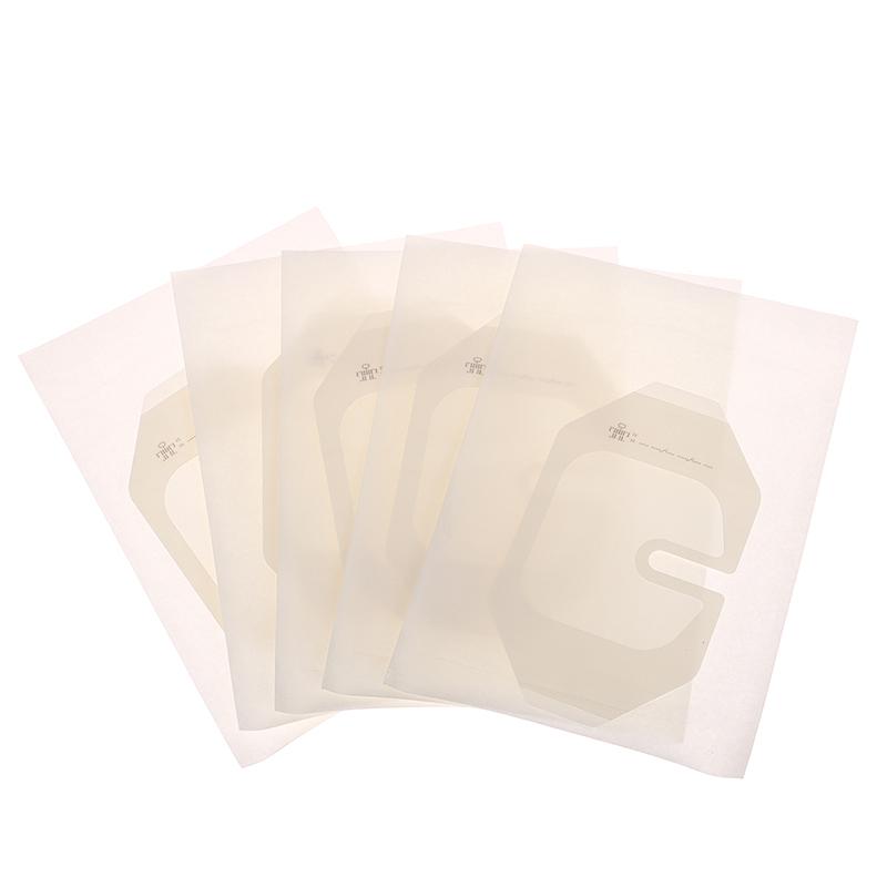 5PCS Octagonal PU Invisible Fitting Fixation Application Transparent Visual Retained Waterproof Dressing Plaster Patch