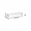 Acrylic Desk Organizer with Built-in Stationery Holder for Cosmetics