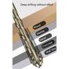 Serrated Tile Drill Bit Four-Edged Hexagonal Shank Drill Bit Drilling Tool for Glass Ceramic Concrete Brick