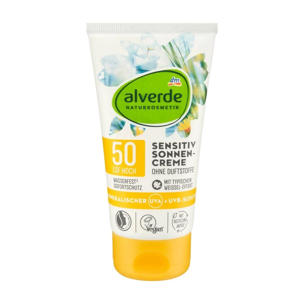 Alverde Sensitive Sun Cream Lsf50 50Ml