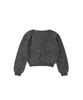WITHOUT SUMMER Mohair V-Neck Knit_Charcoal