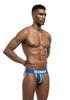 Men's Breathable Color Block Combed Cotton Low-rise Underwear