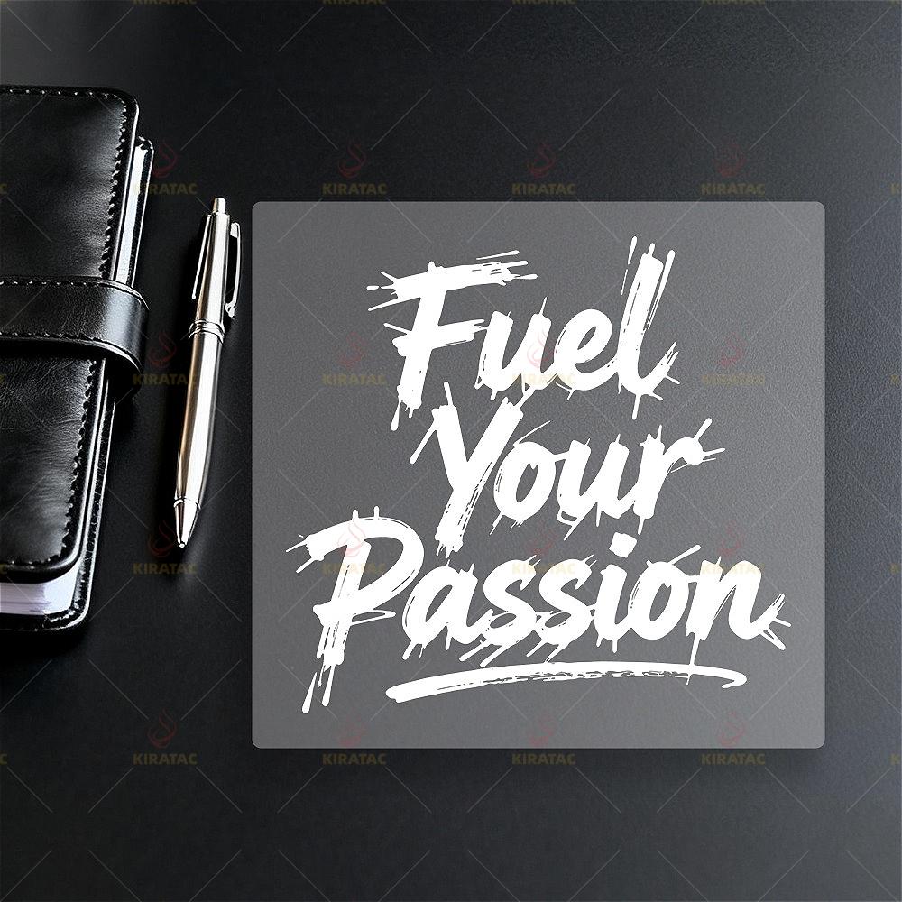 1 шт. Наклейки на автомобиль Fuel Your Passion Original для окна автомобиля, переднего обтекателя мотоцикла, шлема, топливного бака, кузова скутера, виниловые наклейки 15x14.1cm