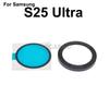Aocarmo For Samsung Galaxy S25 Ultra SM-S938U/F/0/B S25U Rear Back Camera Lens Ring Metal Frame With Adhesive