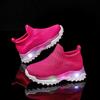 Kids Sneakers Children Baby Girls Boys Breathable Mesh Led Luminous Socks Sport Run Sneakers Shoes Sapato Infantil Light Up Shoe