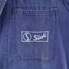 EURO WORK 70s vintage dungarees coat 48 blue Men's Used