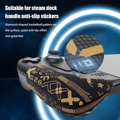 Protective Cover Wear-resistant Gaming Console Sticker Scratchproof Sweat-absorbing Accessories for Steam Deck Game Host
