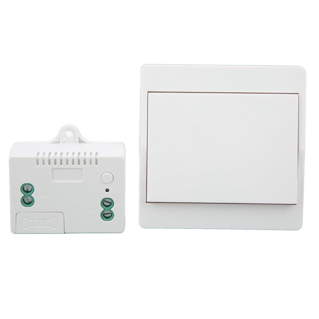 Wireless Light Switch Water Resistant Self Powered Remote Controller Wireless Wall Mounted Light Fixture Switch