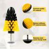 Powerful Drill Brush Attachment Set for Deep Cleaning- Suitable for Concrete, Tiles, and Car Interiors