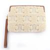 Pristine CELINE Clutch bag SMALL POUCH WITH STRAP shearling leather 10J503FJ4 Used